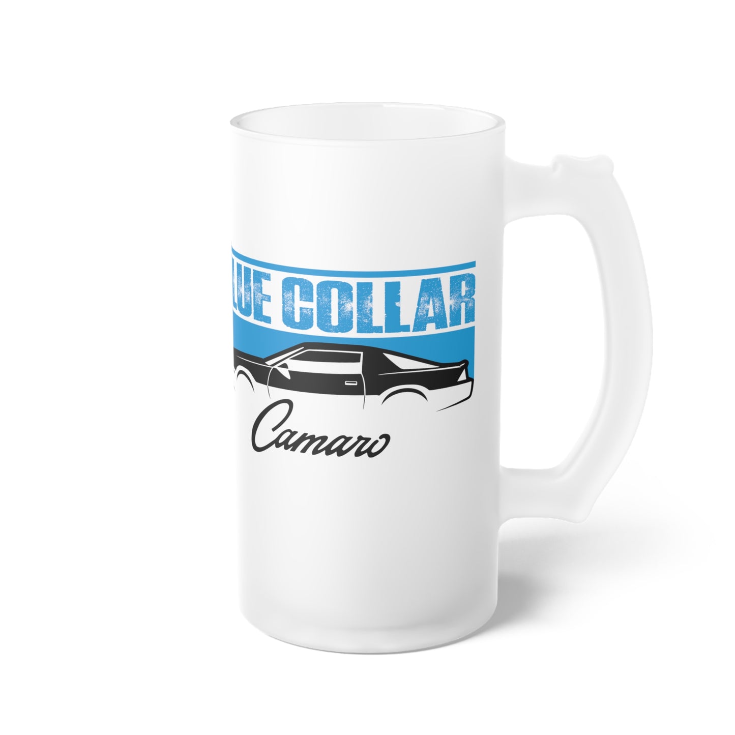 Blue Collar 3rd Gen Camaro Frosted Glass Beer Mug