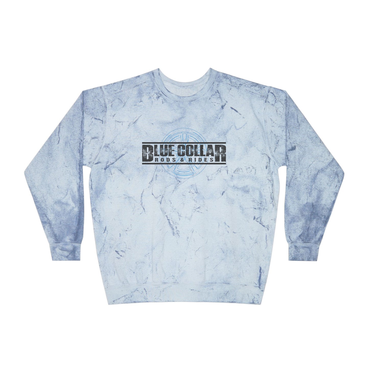 Blue Collar Wheel Color Blast Sweatshirt