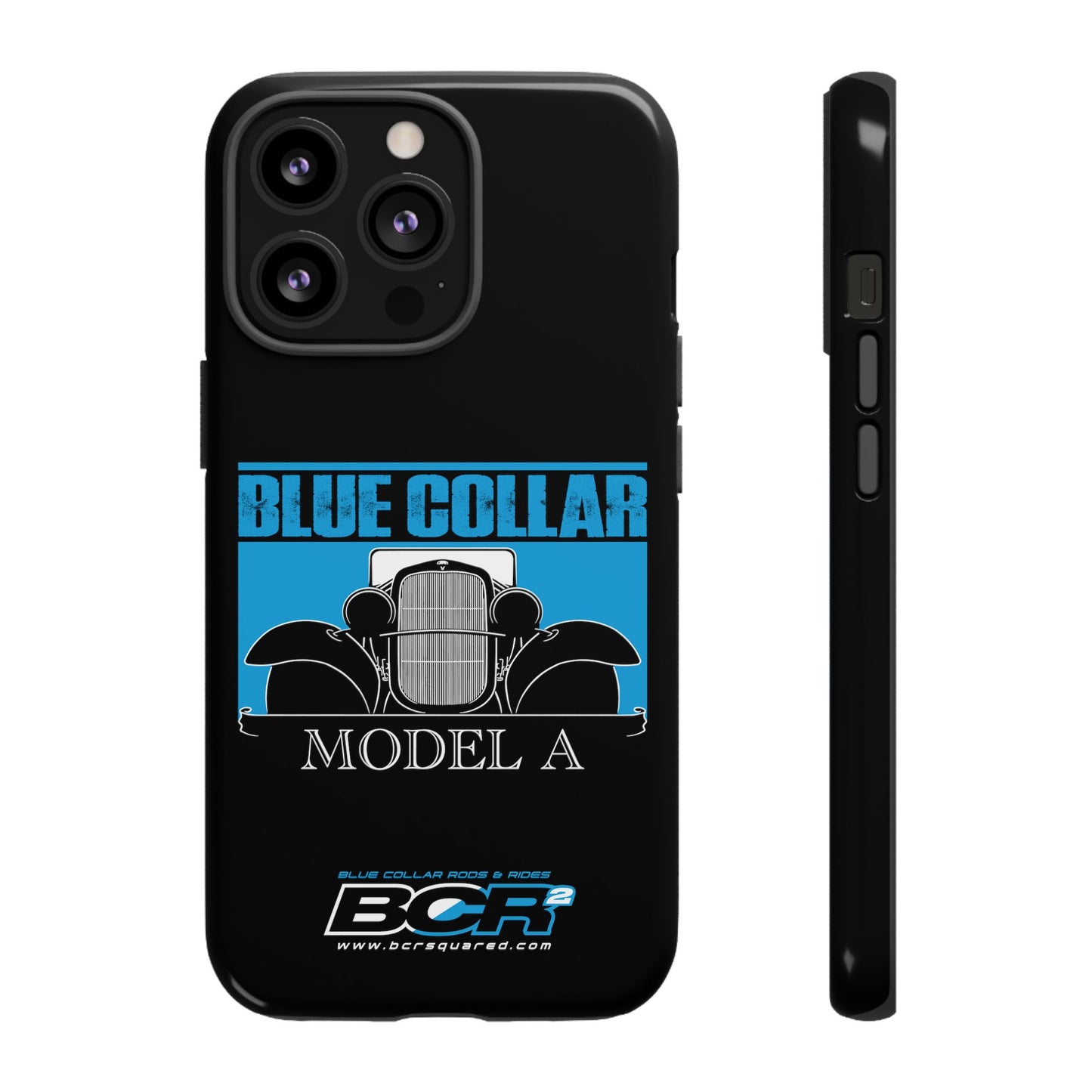 Blue Collar Model A Black Phone Case