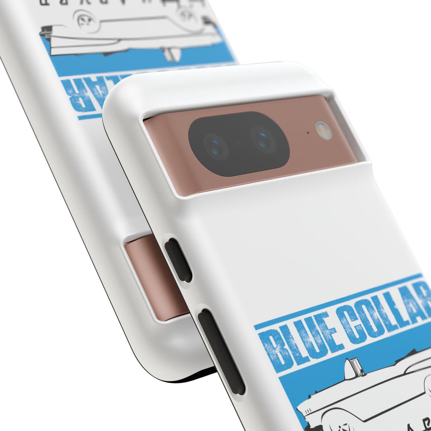 Blue Collar Fifty Seven White Phone Case