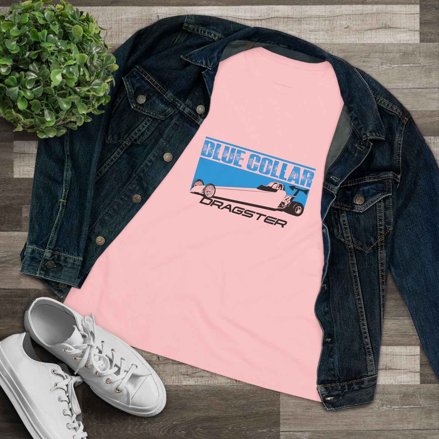 Blue Collar Dragster Women's Tee