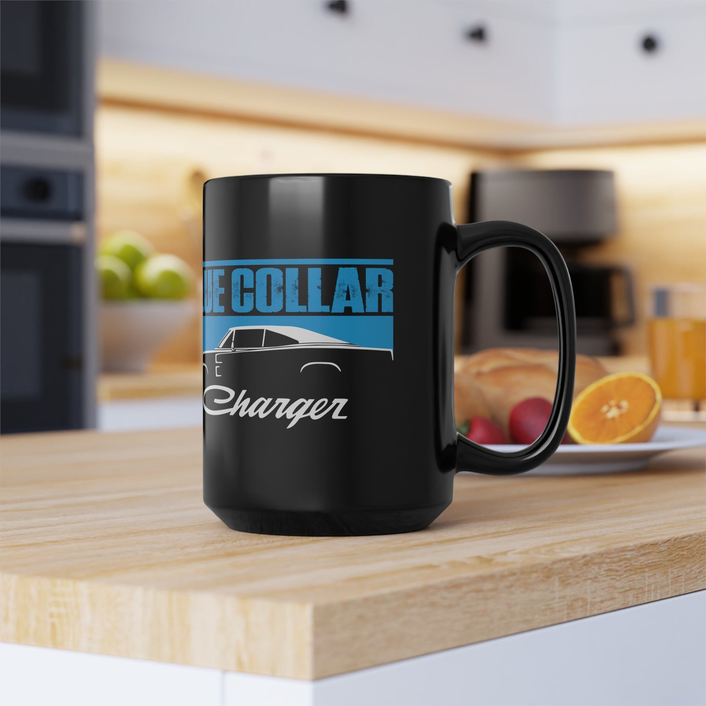 Blue Collar Charger Coffee Mug