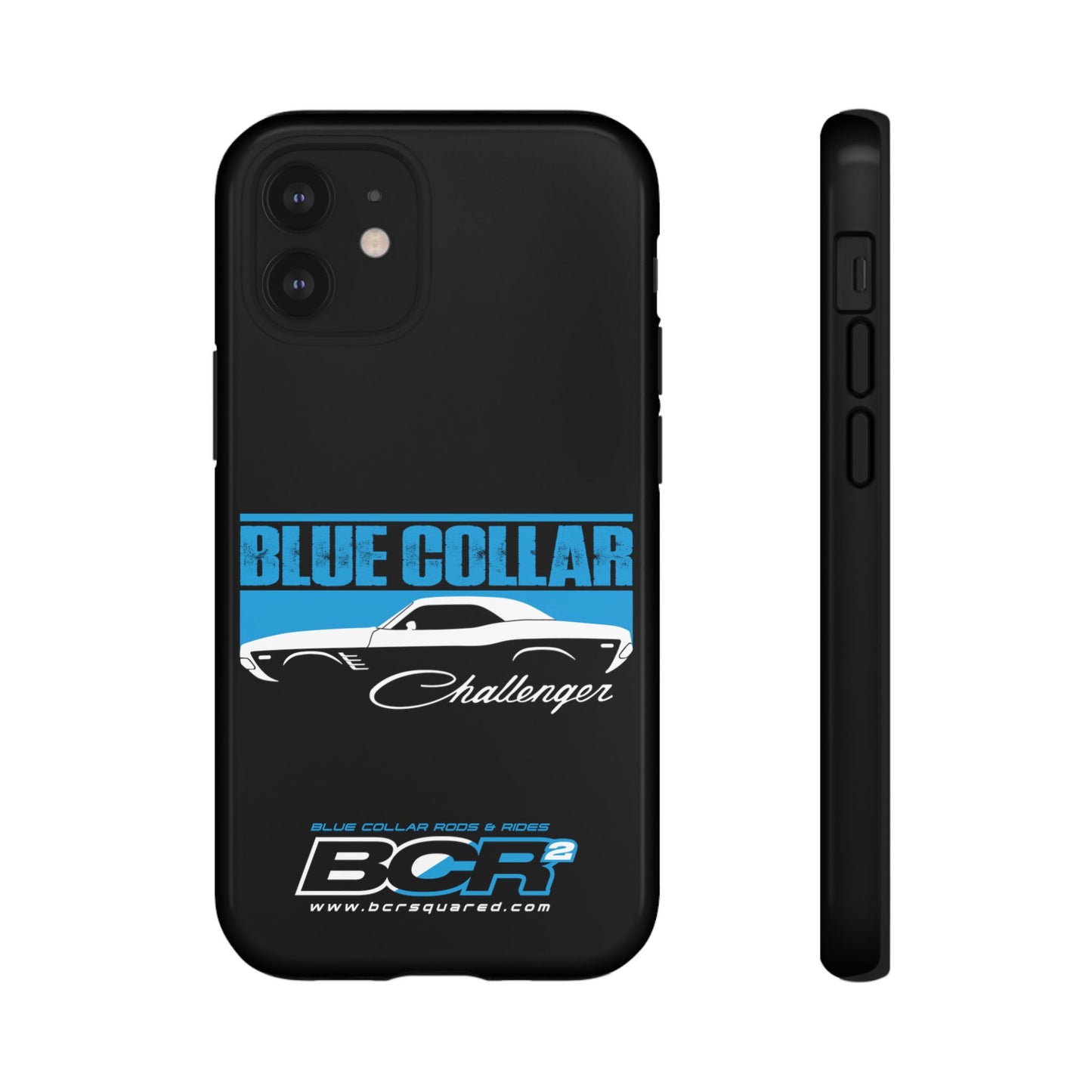 Blue Collar Challenger Black Phone Cases