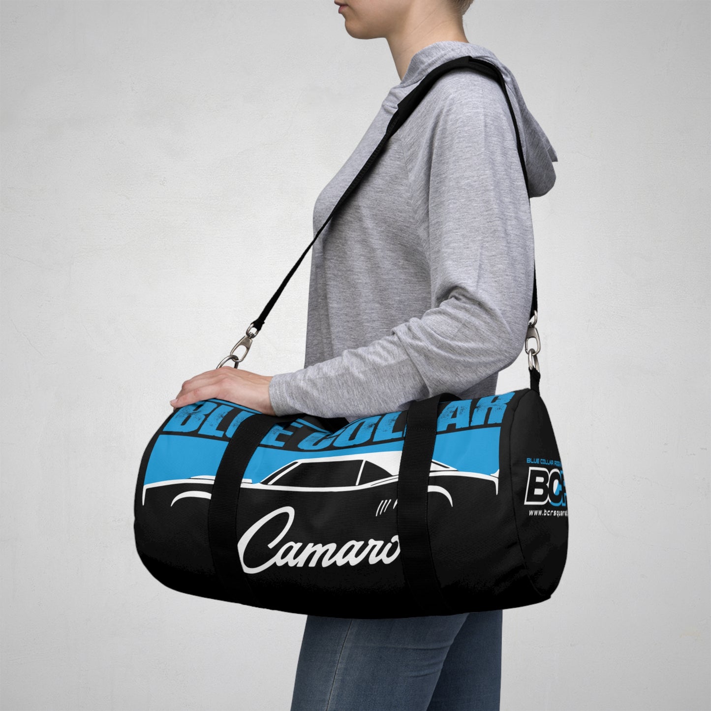 Blue Collar 1st Gen Camaro Black Duffel Bag