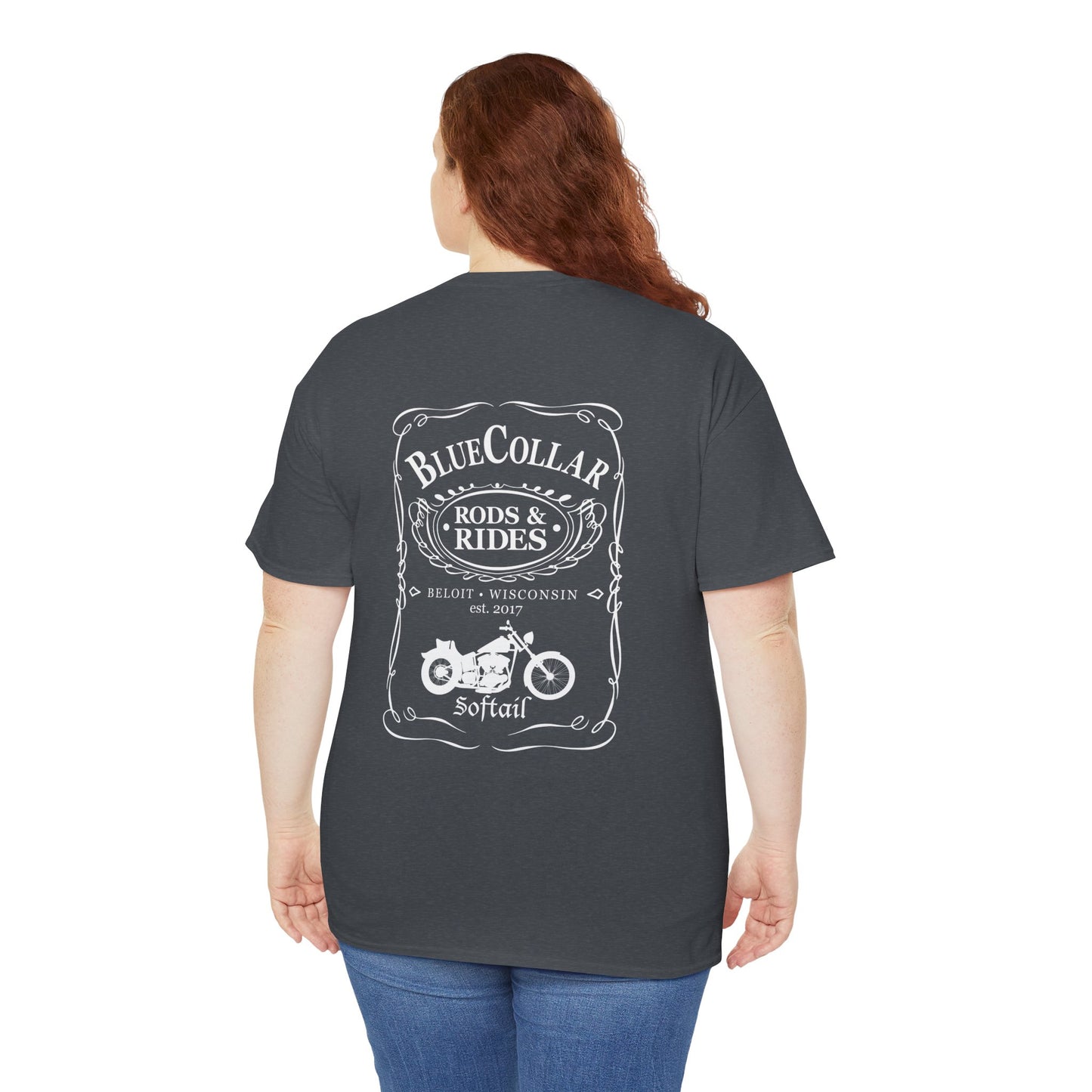 Blue Collar Softail JD Tee