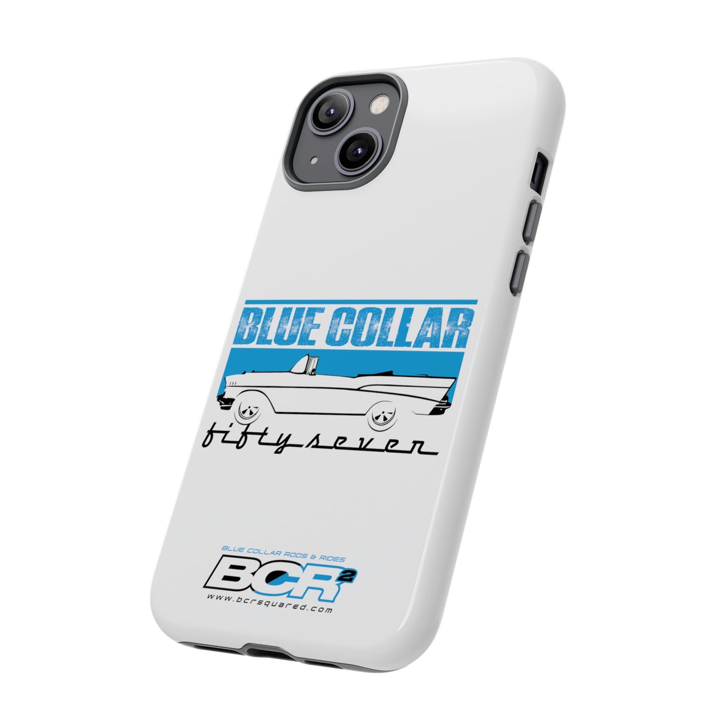 Blue Collar Fifty Seven White Phone Case