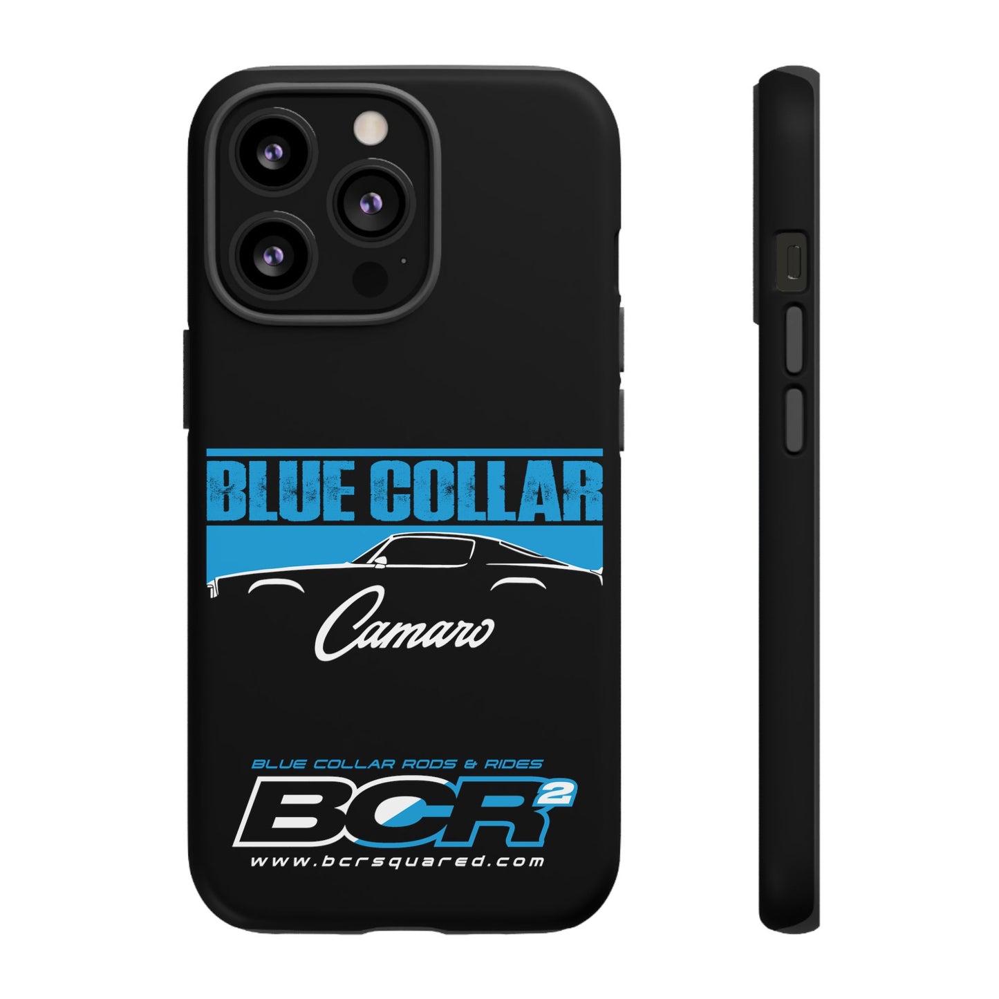 Blue Collar 2nd Gen Camaro Black Phone Cases