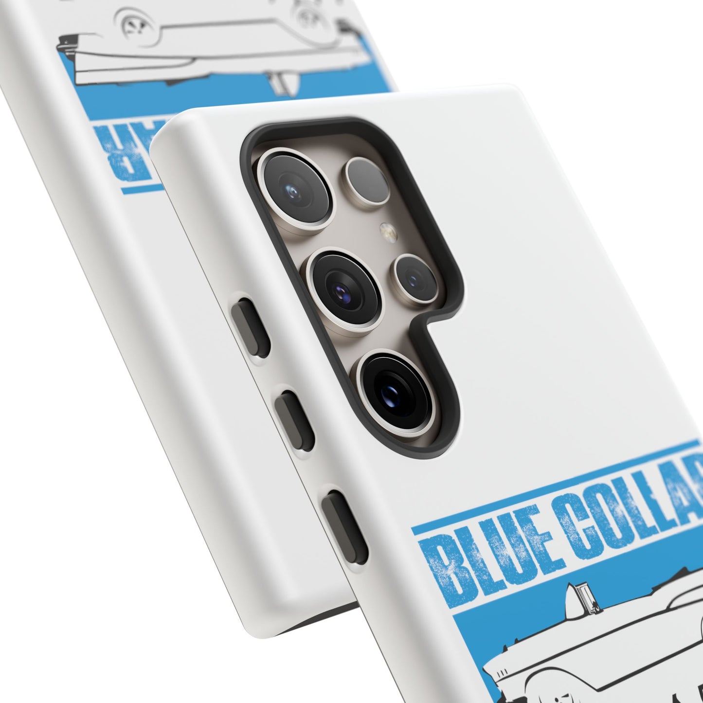 Blue Collar Fifty Seven White Phone Case