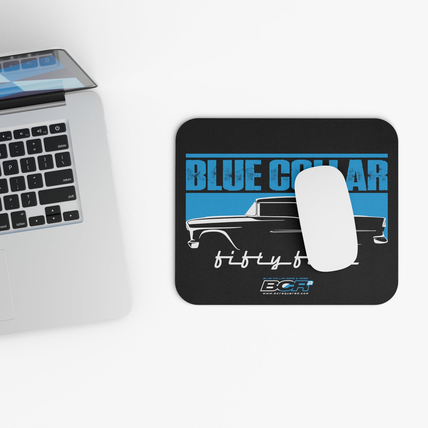 Blue Collar Fifty Five Mouse Pad