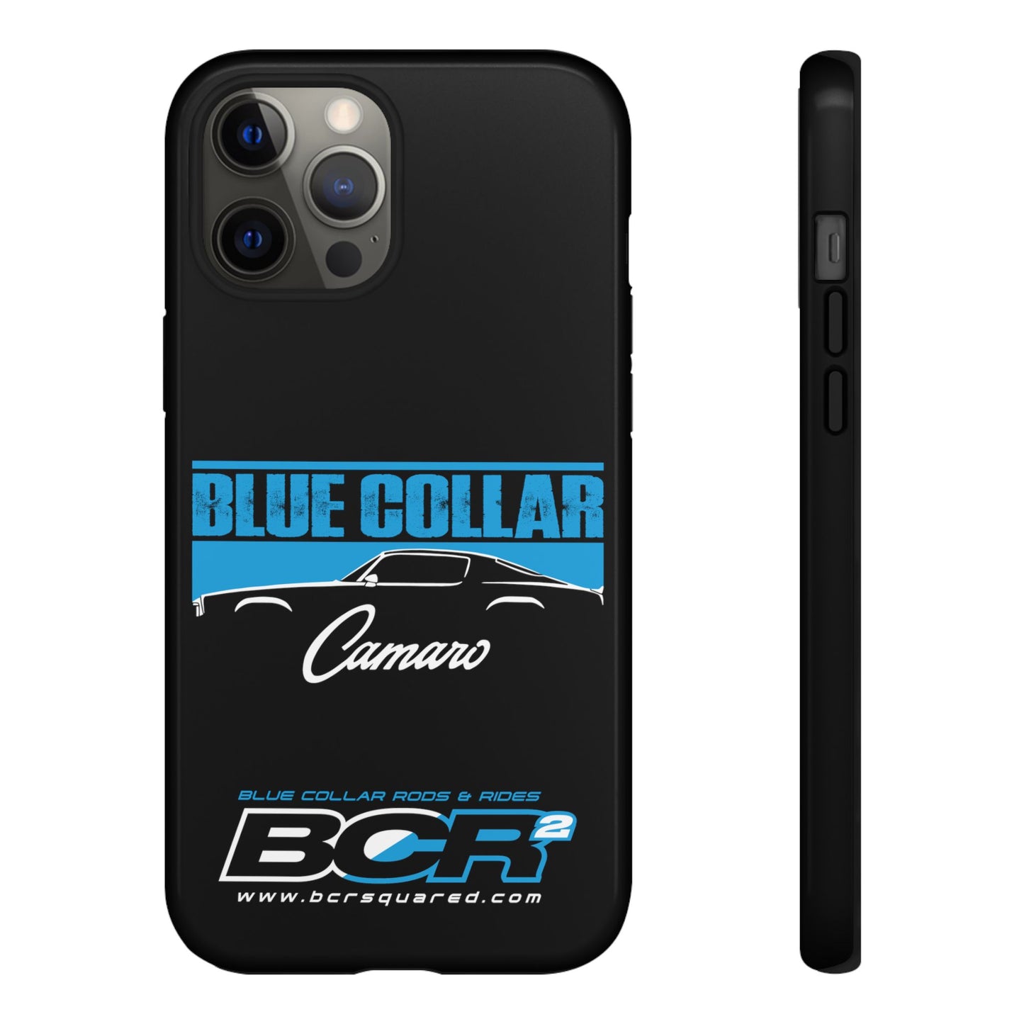 Blue Collar 2nd Gen Camaro Black Phone Cases