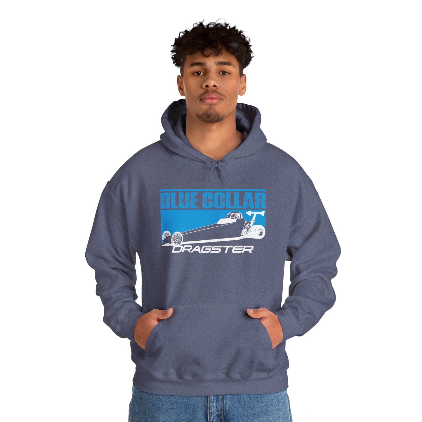 Blue Collar Dragster Hoodie