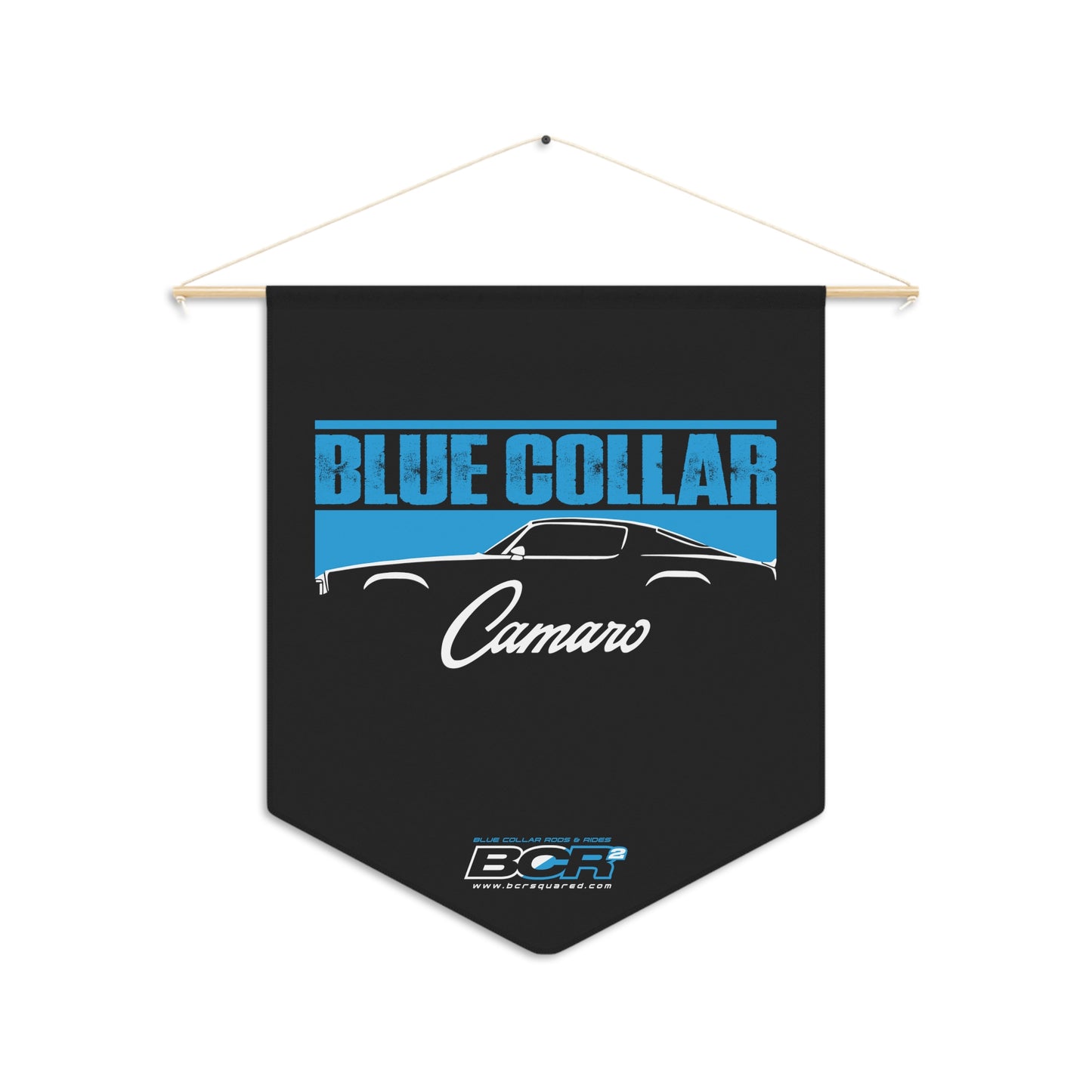 Blue Collar 2nd Gen Camaro Pennant Banner