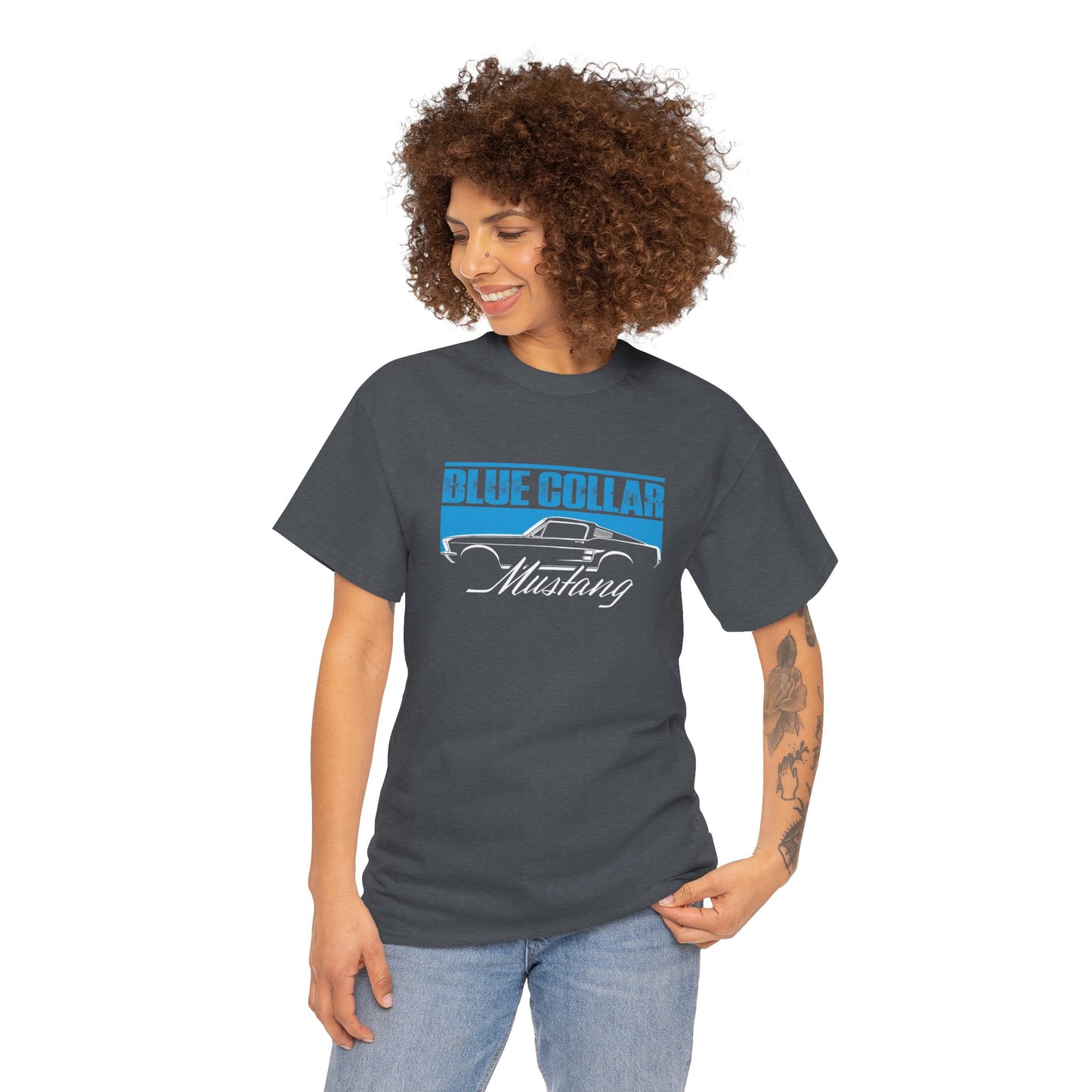 Blue Collar Mustang Tee