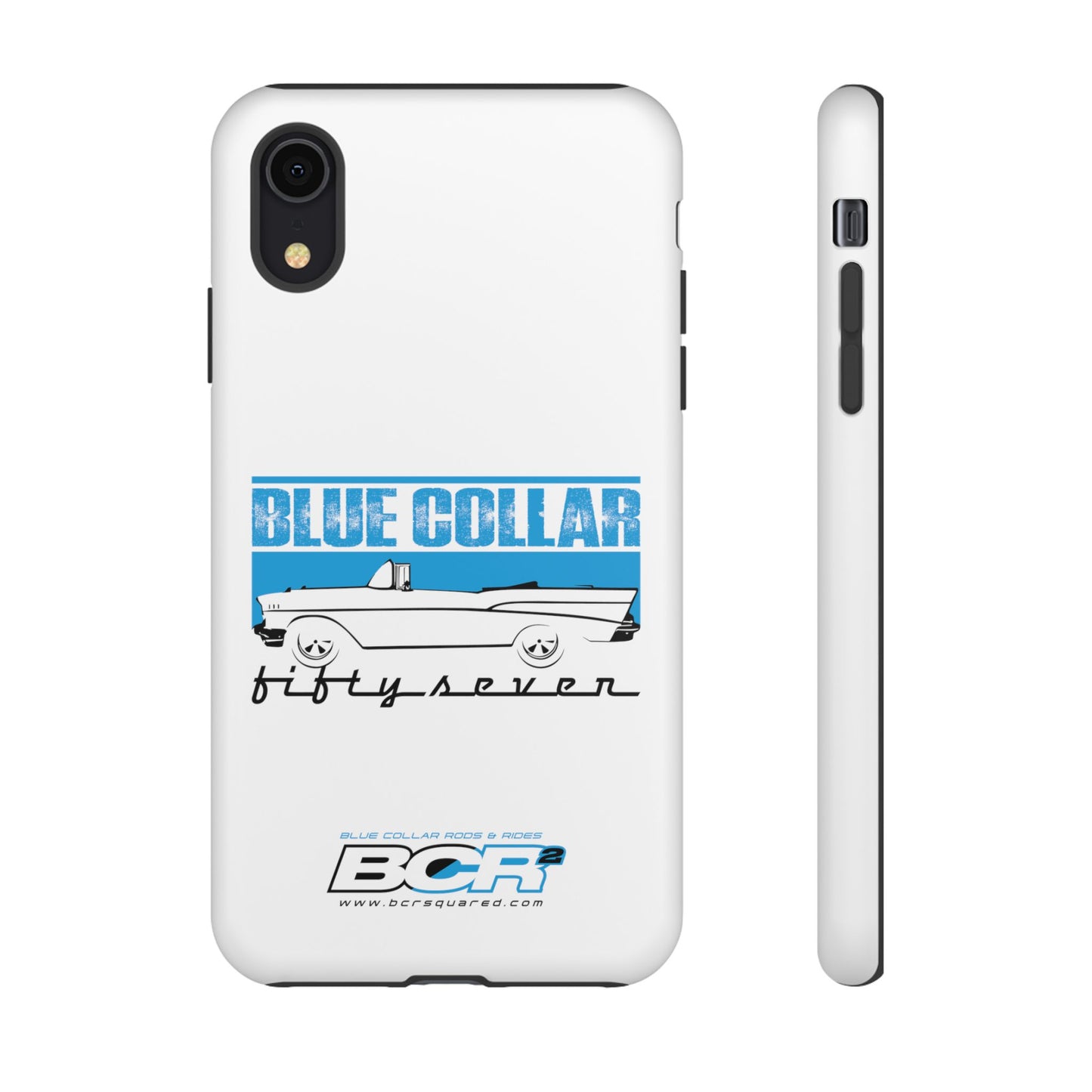 Blue Collar Fifty Seven White Phone Case