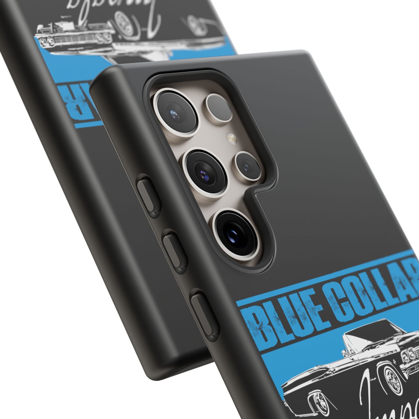 Blue Collar Impala Black Phone Cases