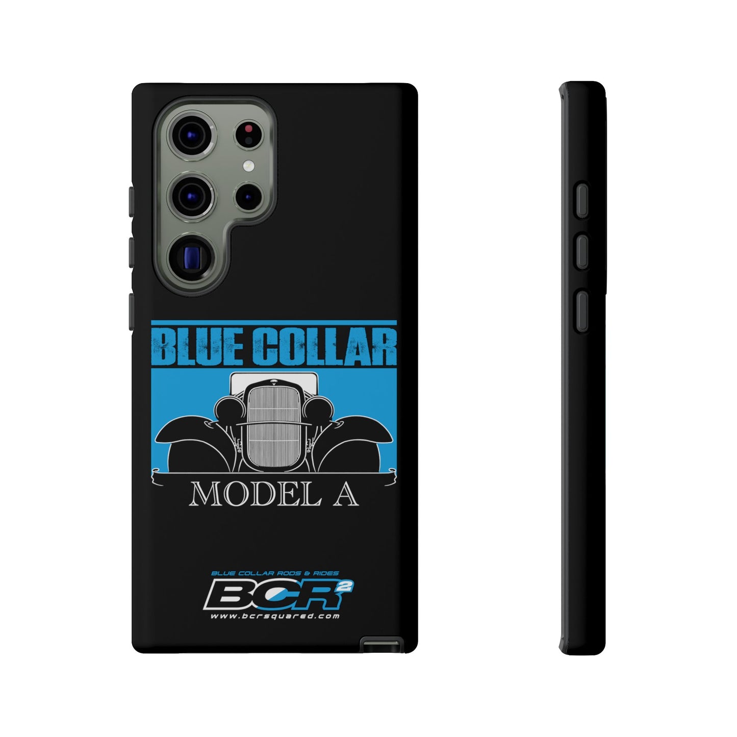 Blue Collar Model A Black Phone Case