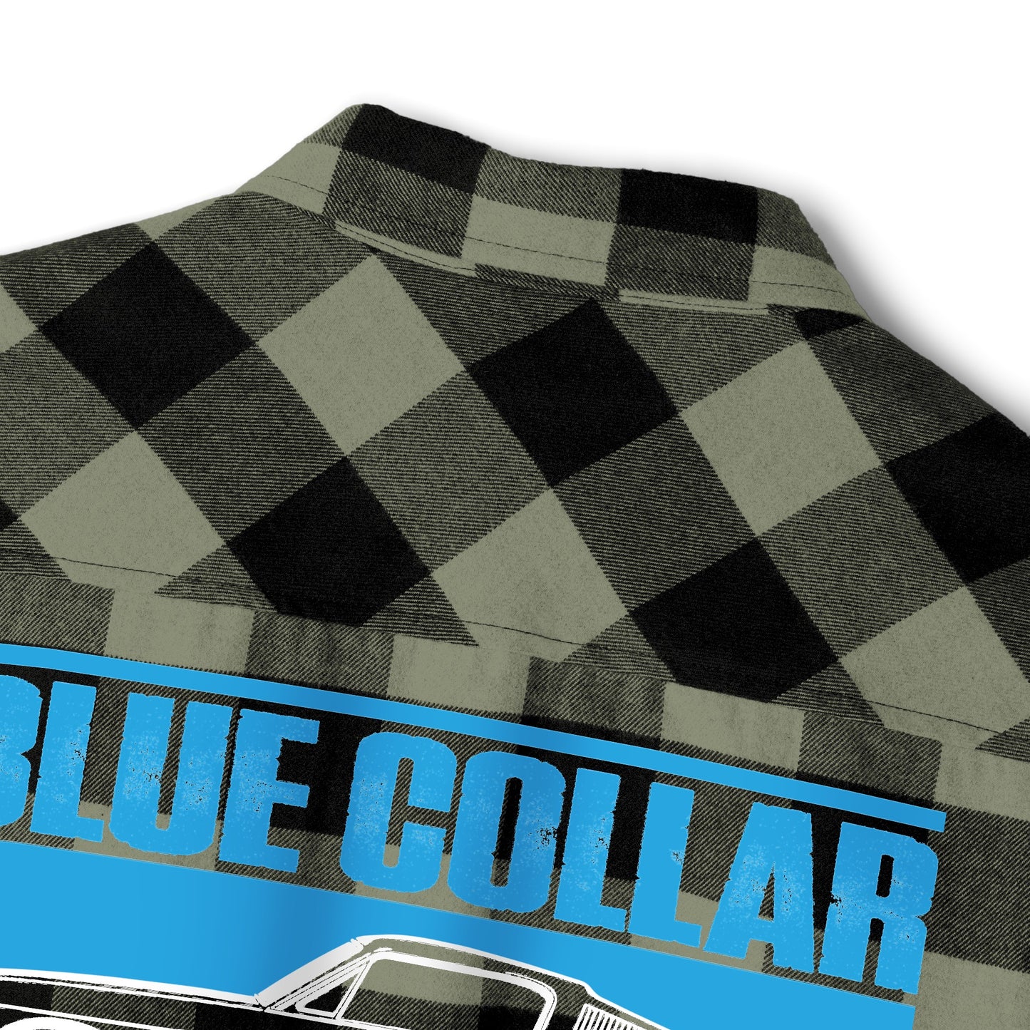 Blue Collar Mustang Flannel Shirt