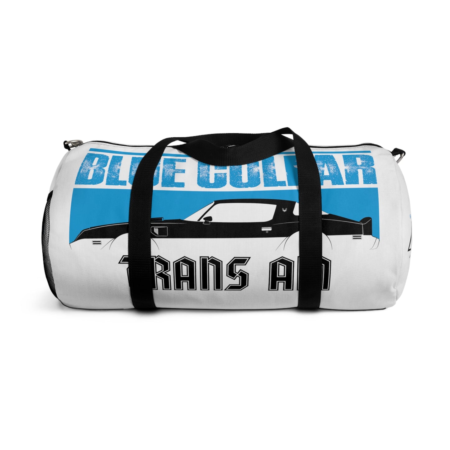 Blue Collar Trans Am White Duffel Bag