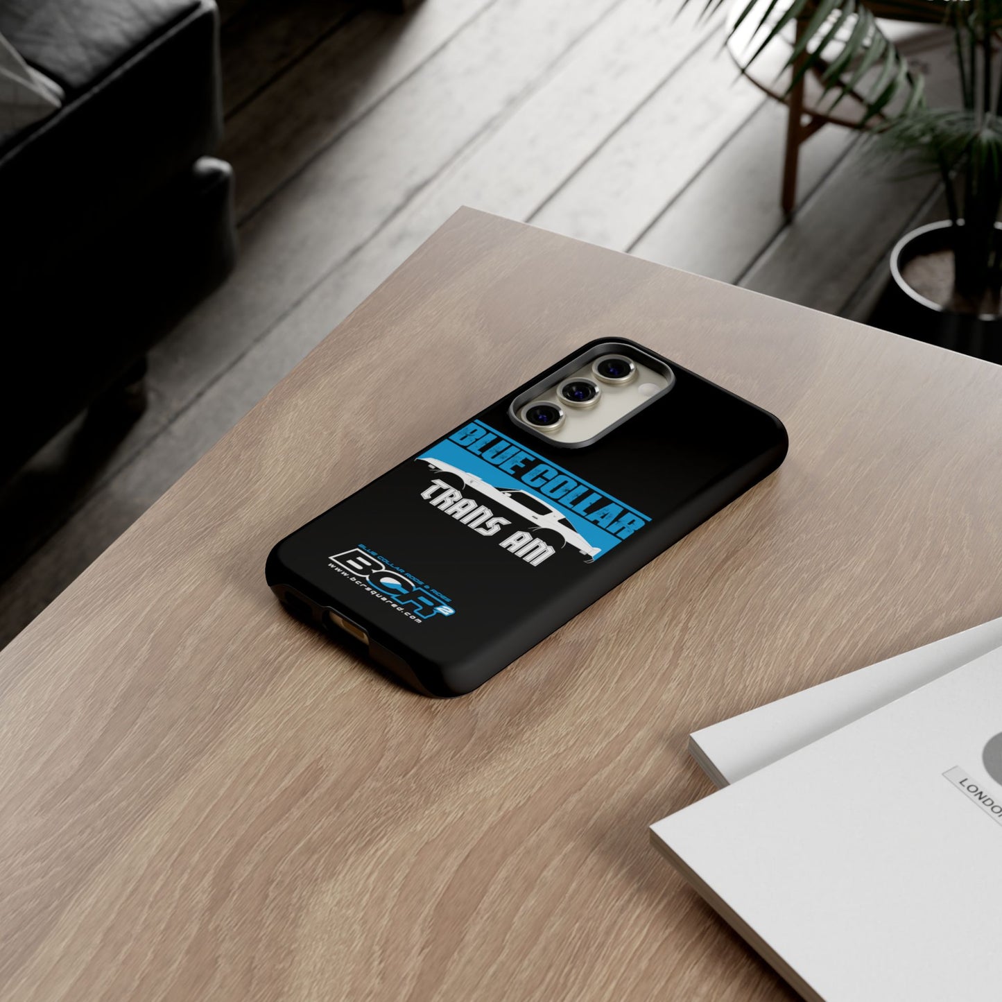 Blue Collar Black Phone Case