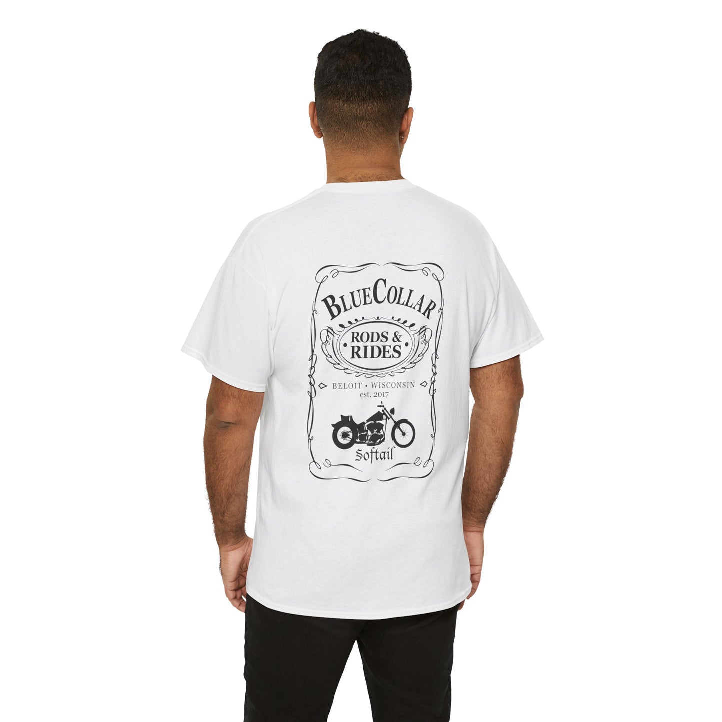 Blue Collar Softail JD Tee