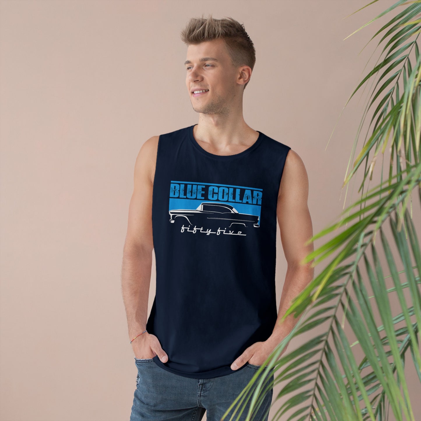 Blue Collar Fifty Five Sleeveless Tee