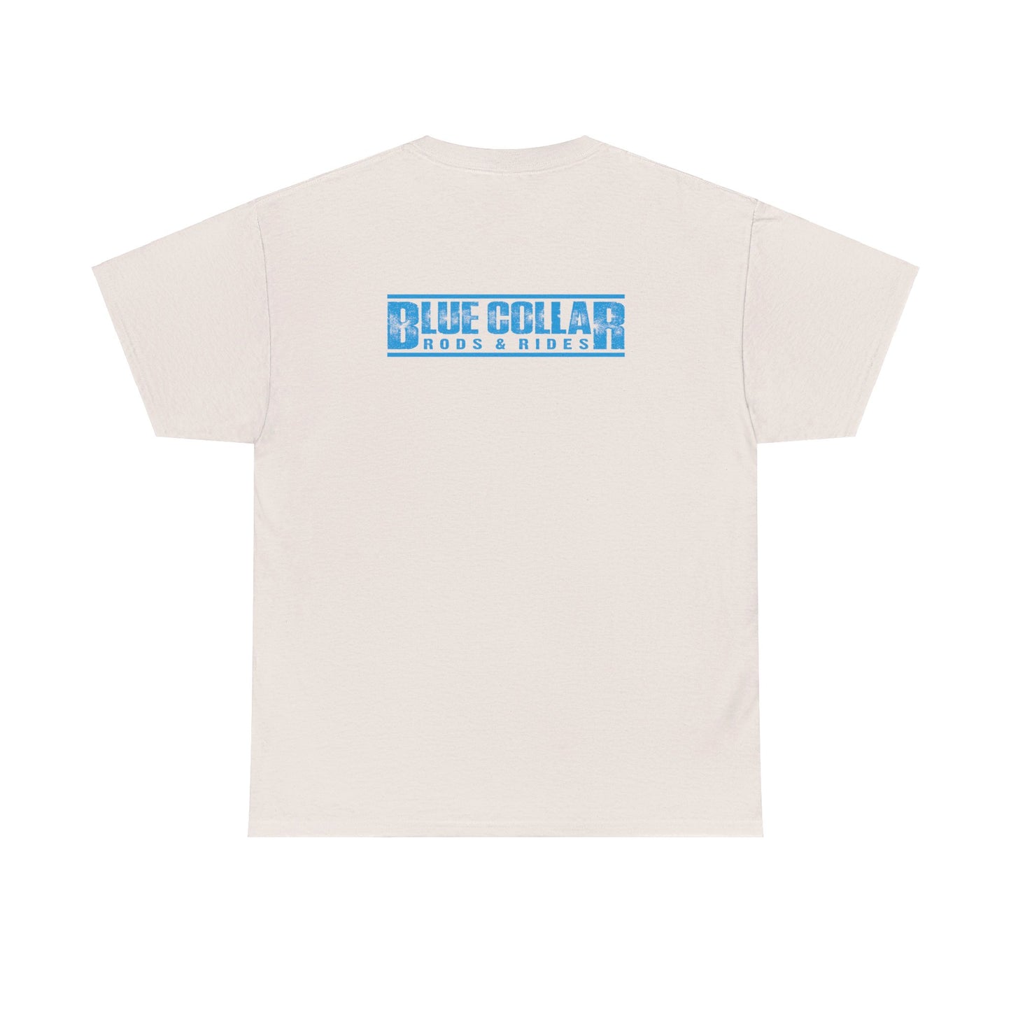 Blue Collar Block Logo Small Front Tee