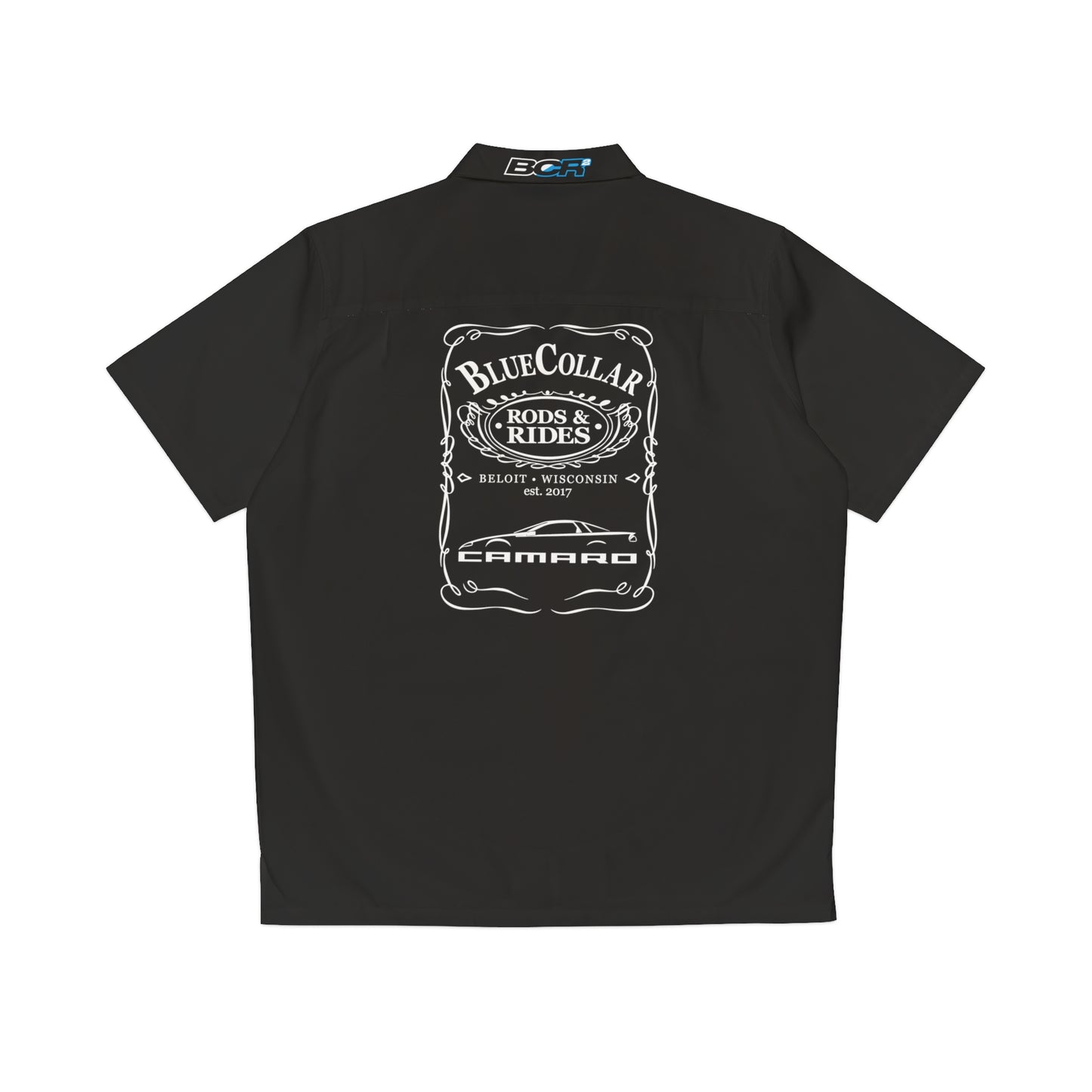 BC JD 4th Gen Camaro Black Hawaiian Shirt