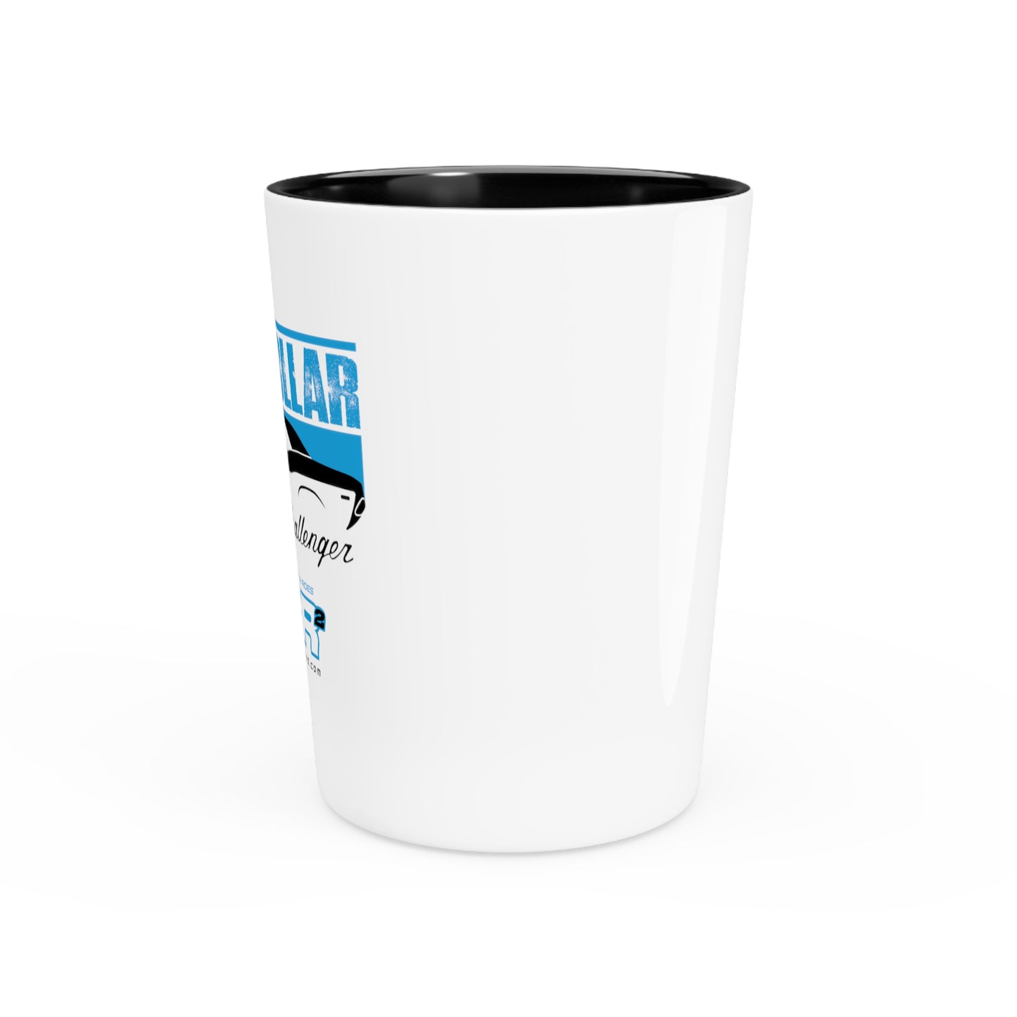 Blue Collar Challenger Shot Glass