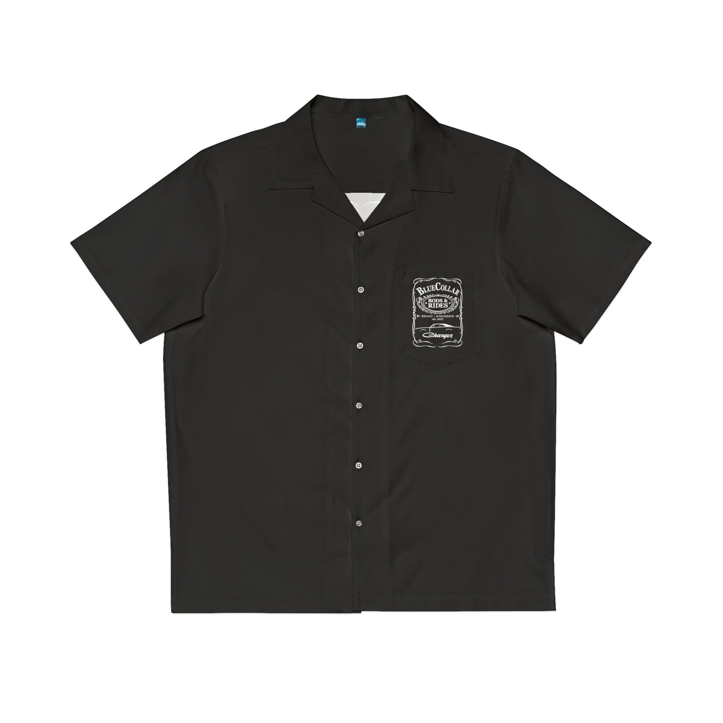 BC JD Charger Black Hawaiian Shirt