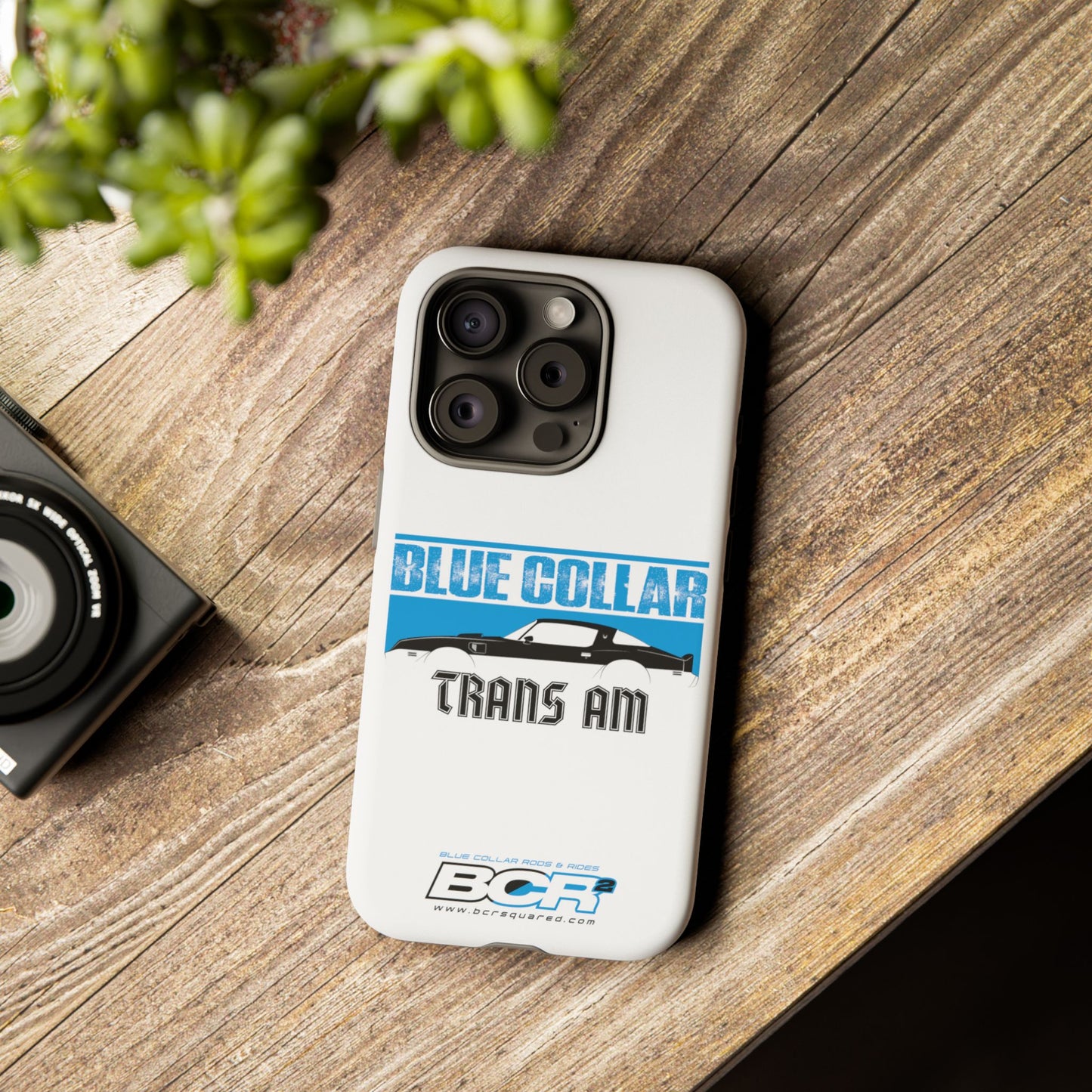 Blue Collar Trans Am White Phone Case