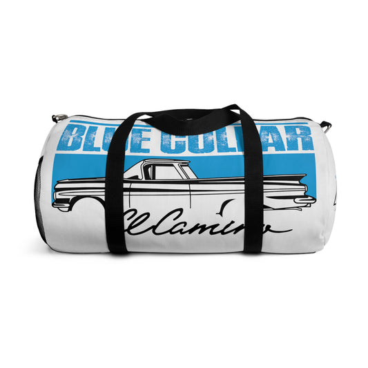 Blue Collar El Camino White Duffel Bag