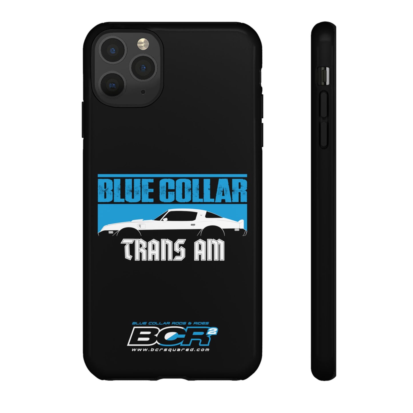 Blue Collar Black Phone Case