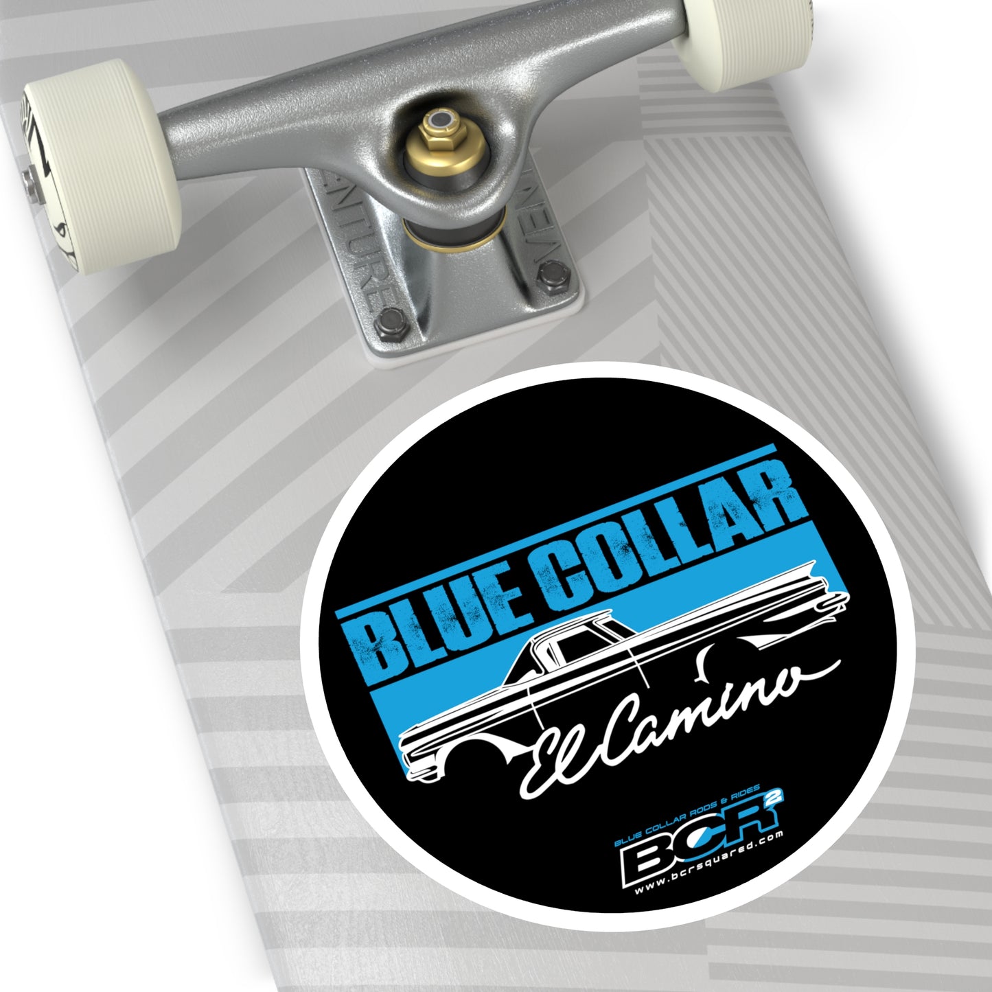 Blue Collar El Camino Sticker