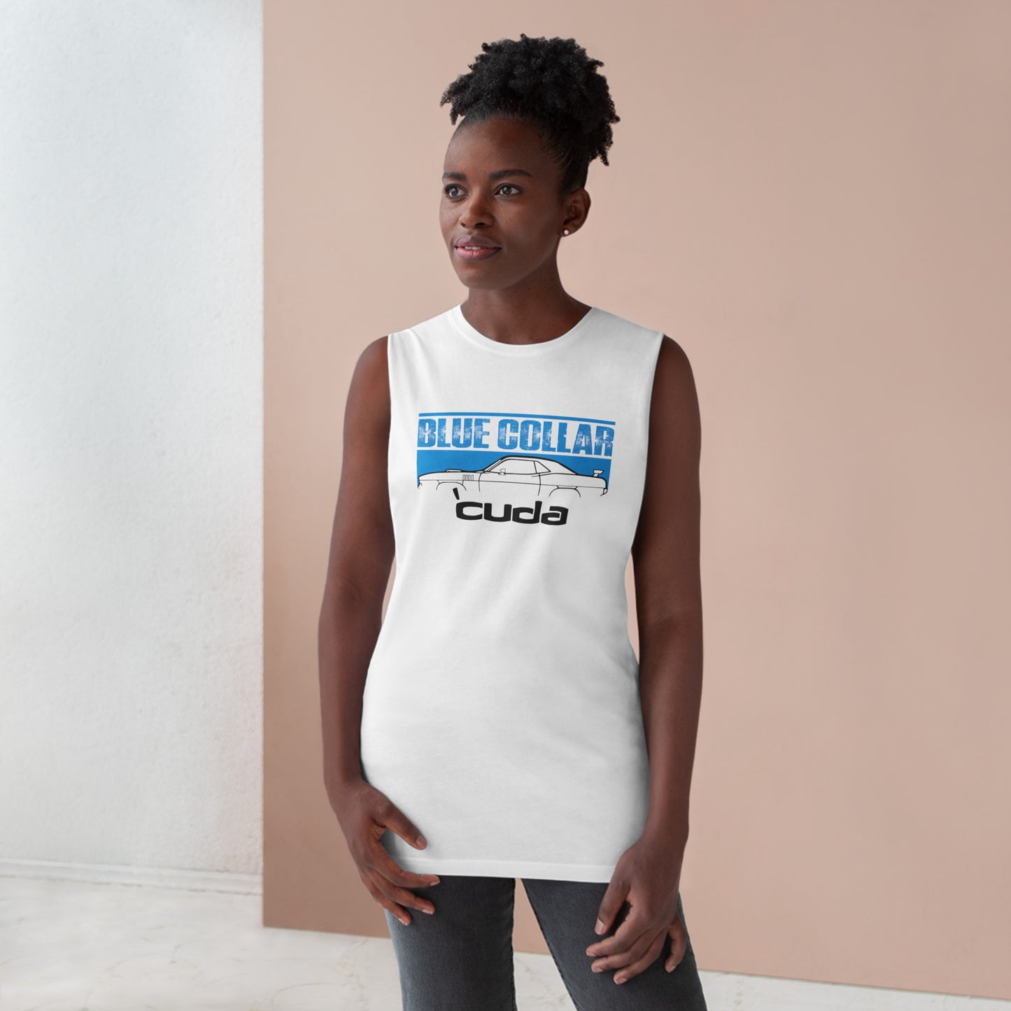 Blue Collar 'Cuda Sleeveless Tee