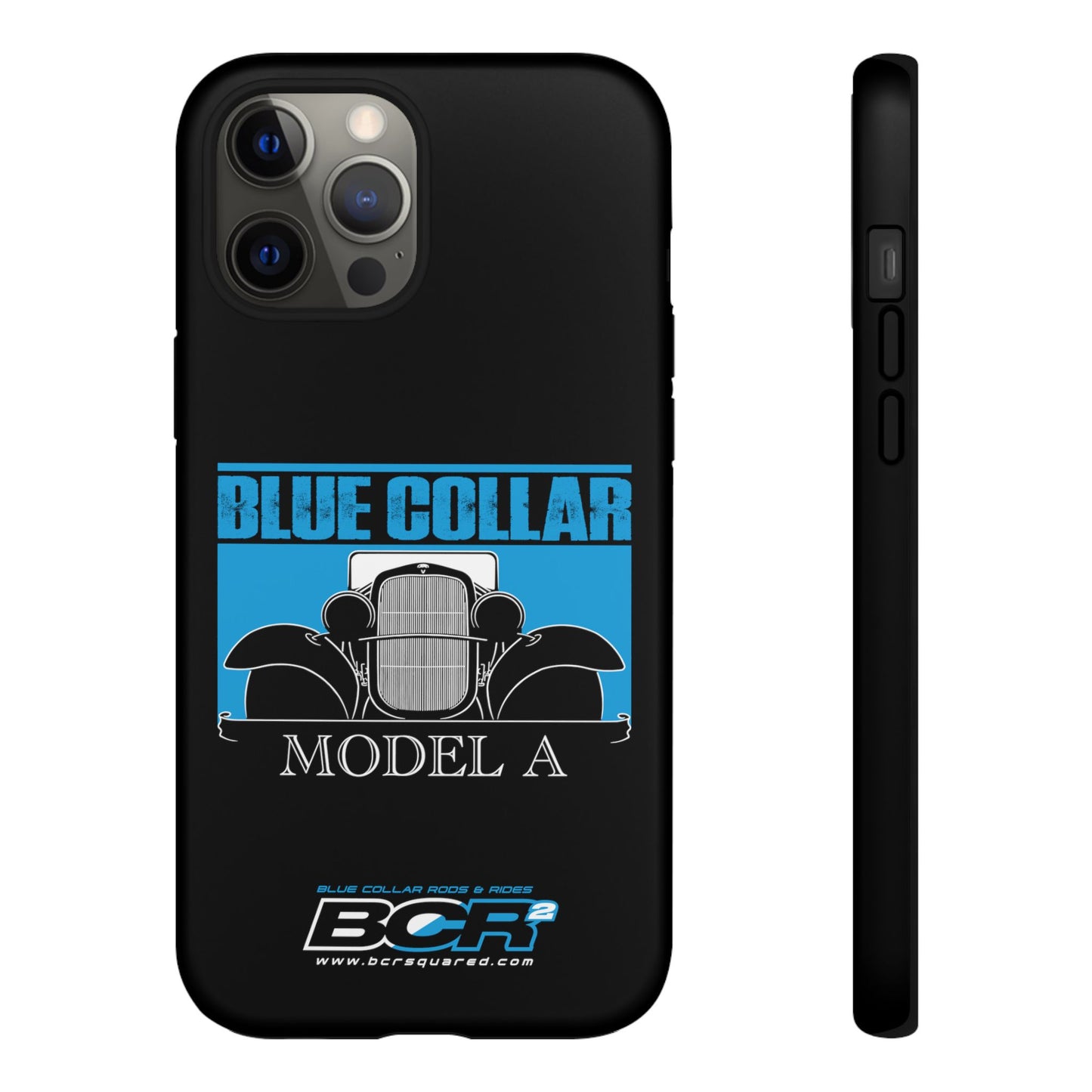 Blue Collar Model A Black Phone Case