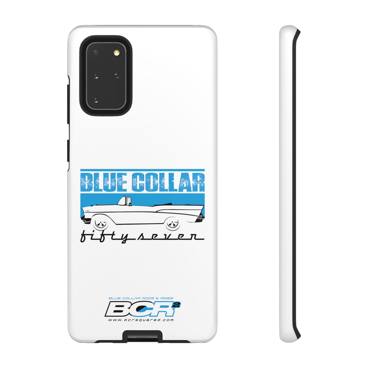 Blue Collar Fifty Seven White Phone Case