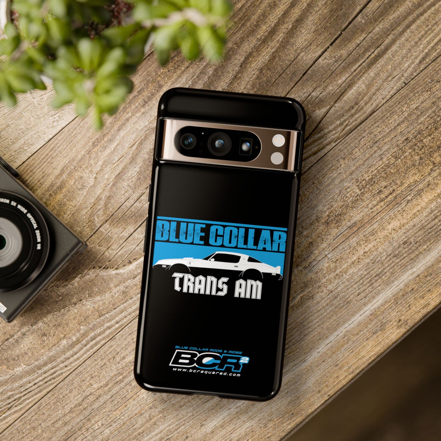 Blue Collar Black Phone Case