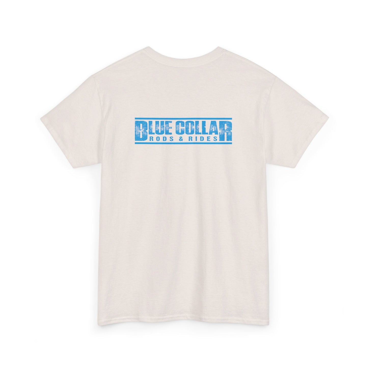 Blue Collar Block Logo Small Front Tee