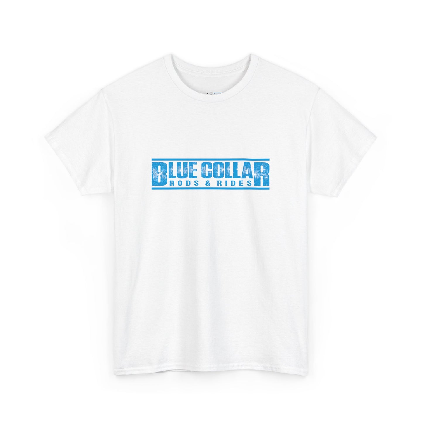 Blue Collar Block Logo Tee