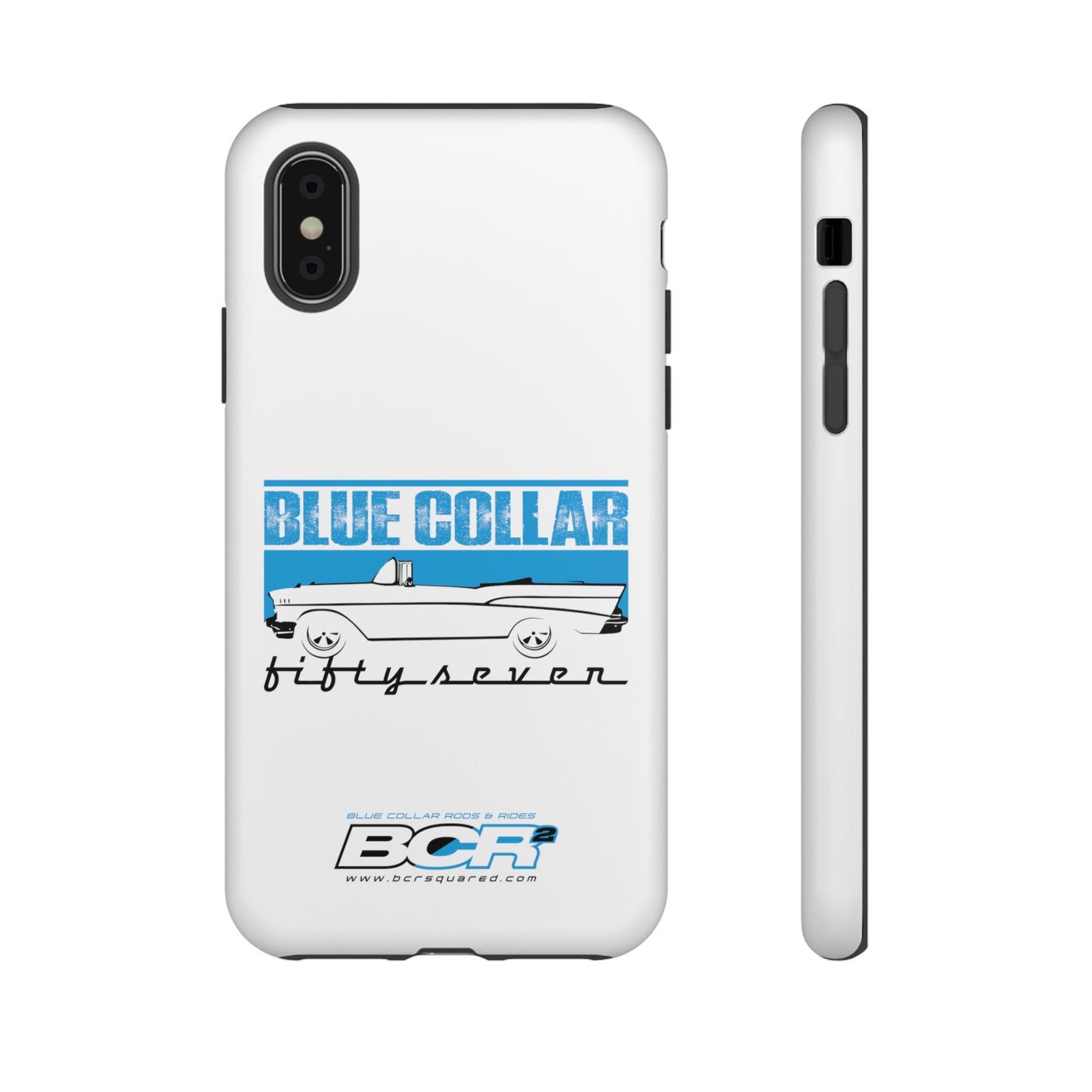 Blue Collar Fifty Seven White Phone Case