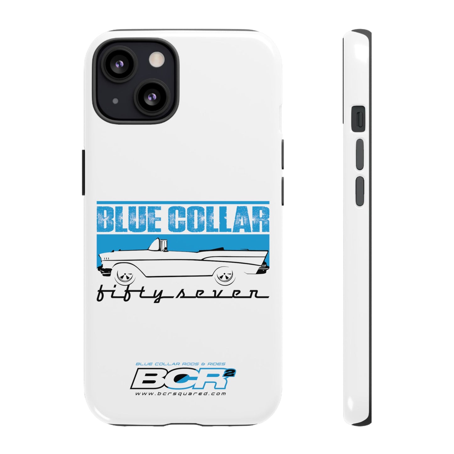 Blue Collar Fifty Seven White Phone Case