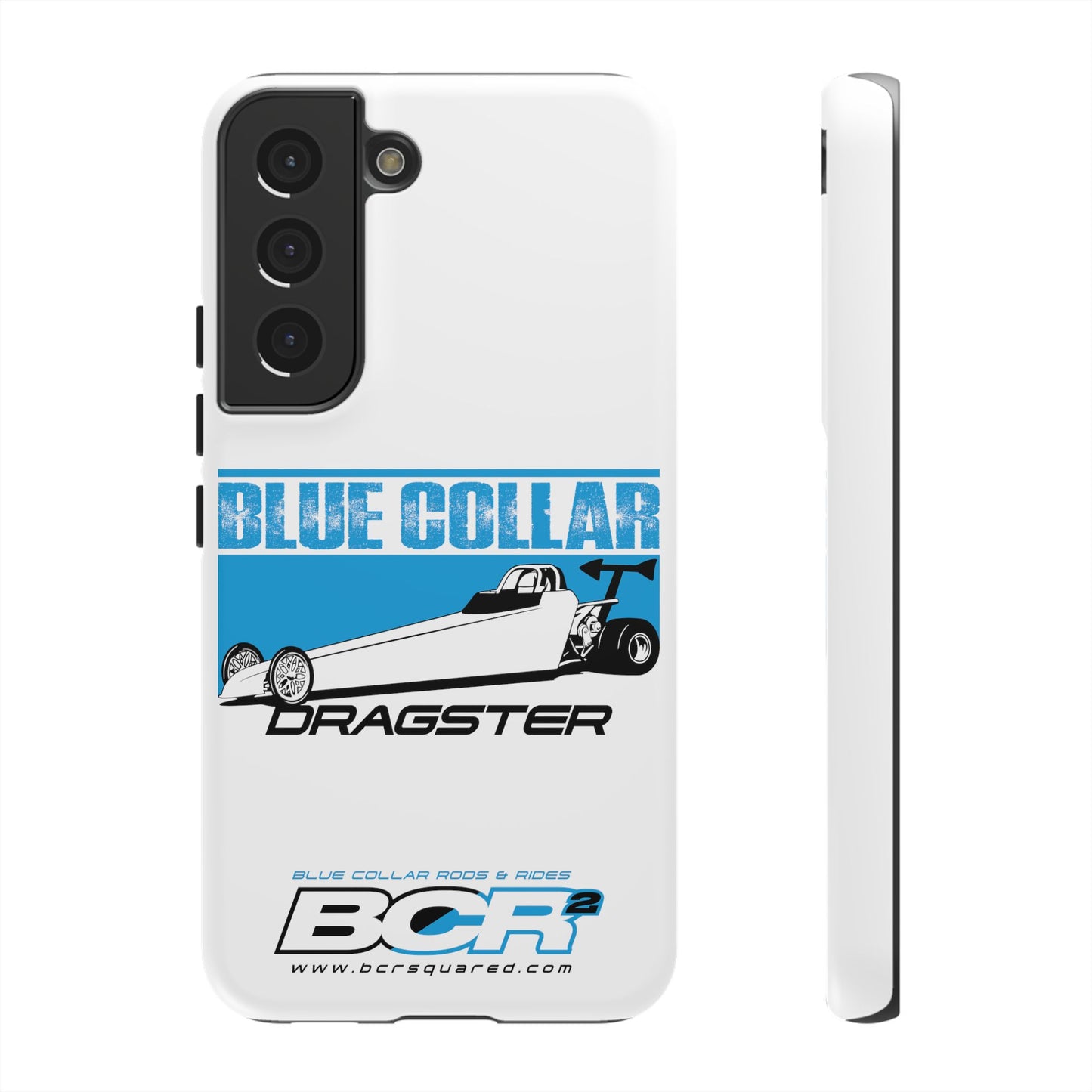 Blue Collar Dragster Phone Cases