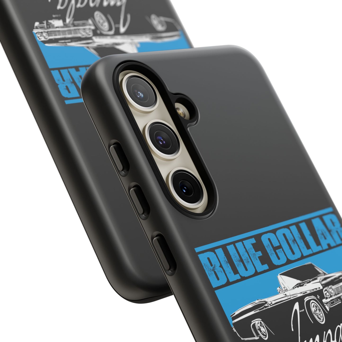 Blue Collar Impala Black Phone Cases