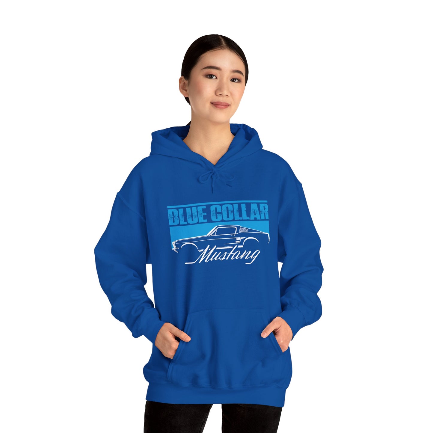 Blue Collar Mustang Hoodie