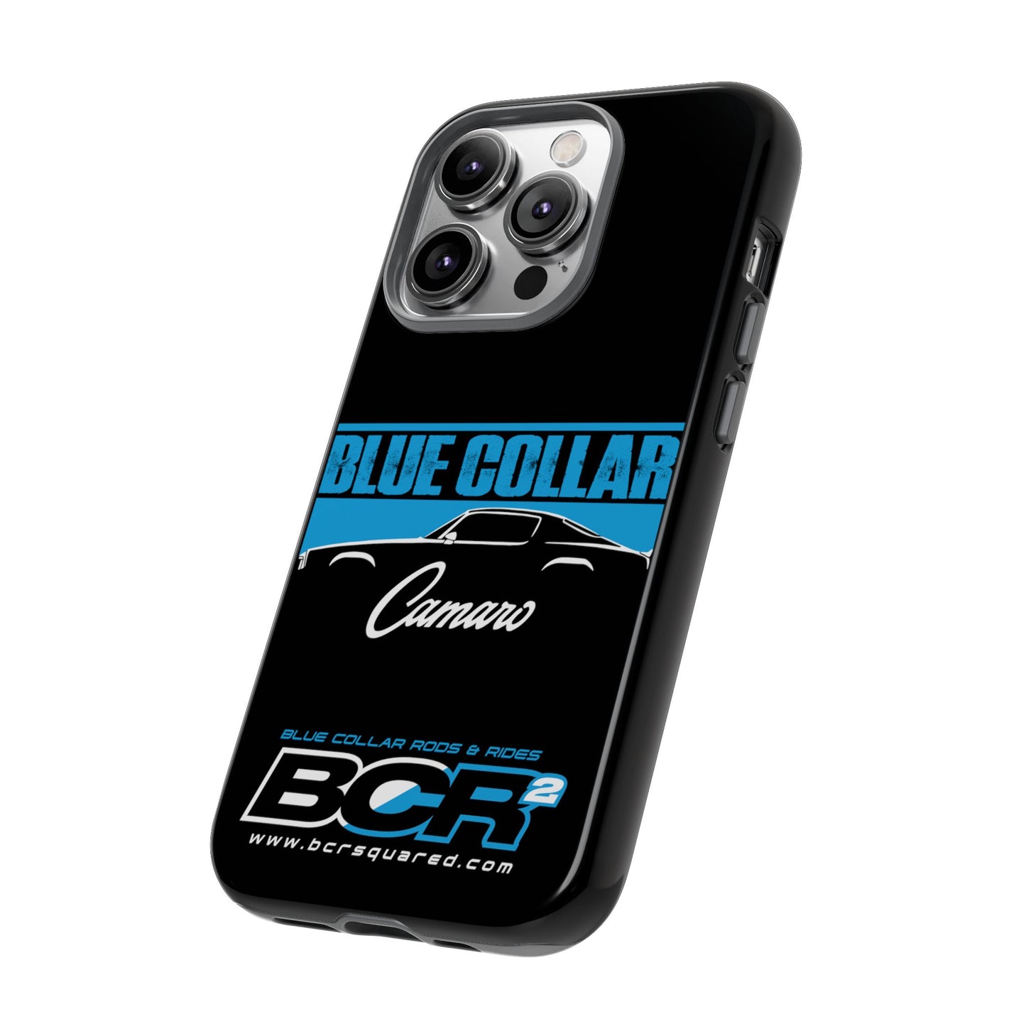 Blue Collar 2nd Gen Camaro Black Phone Cases