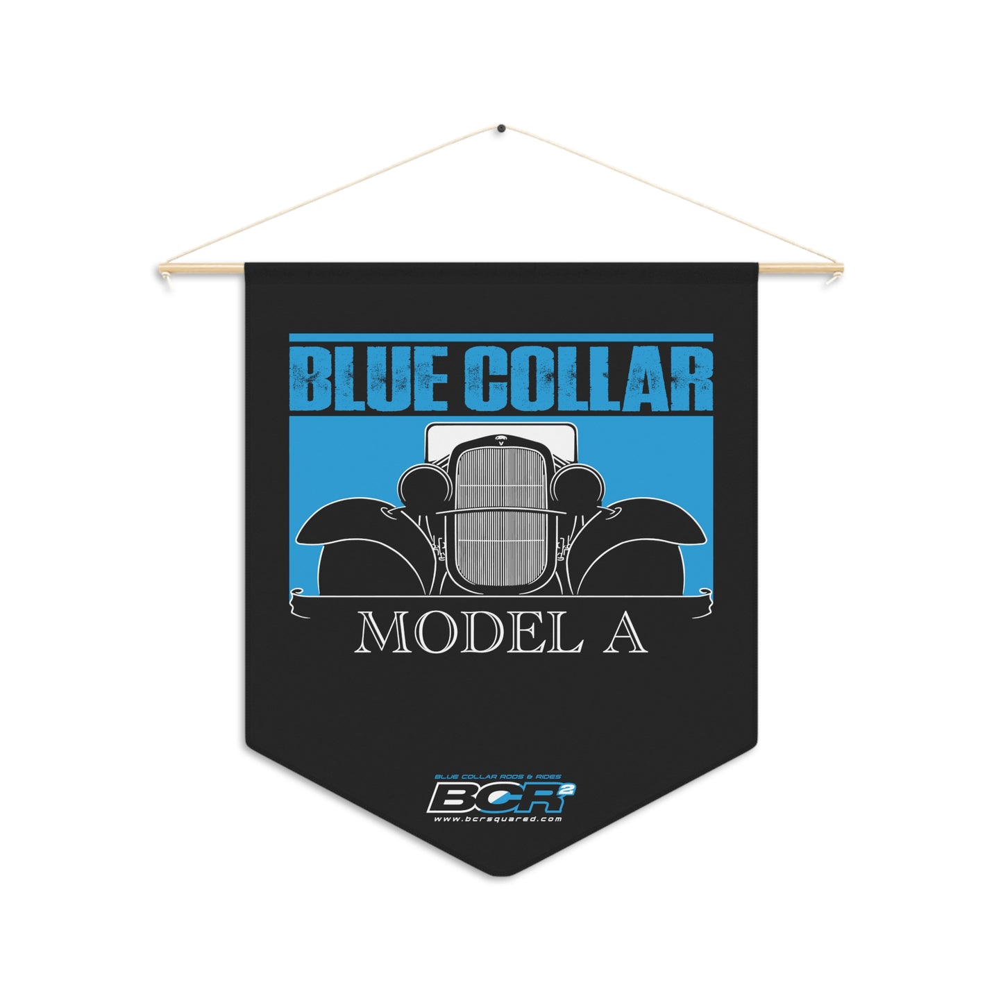 Blue Collar Model A Pennant Banner