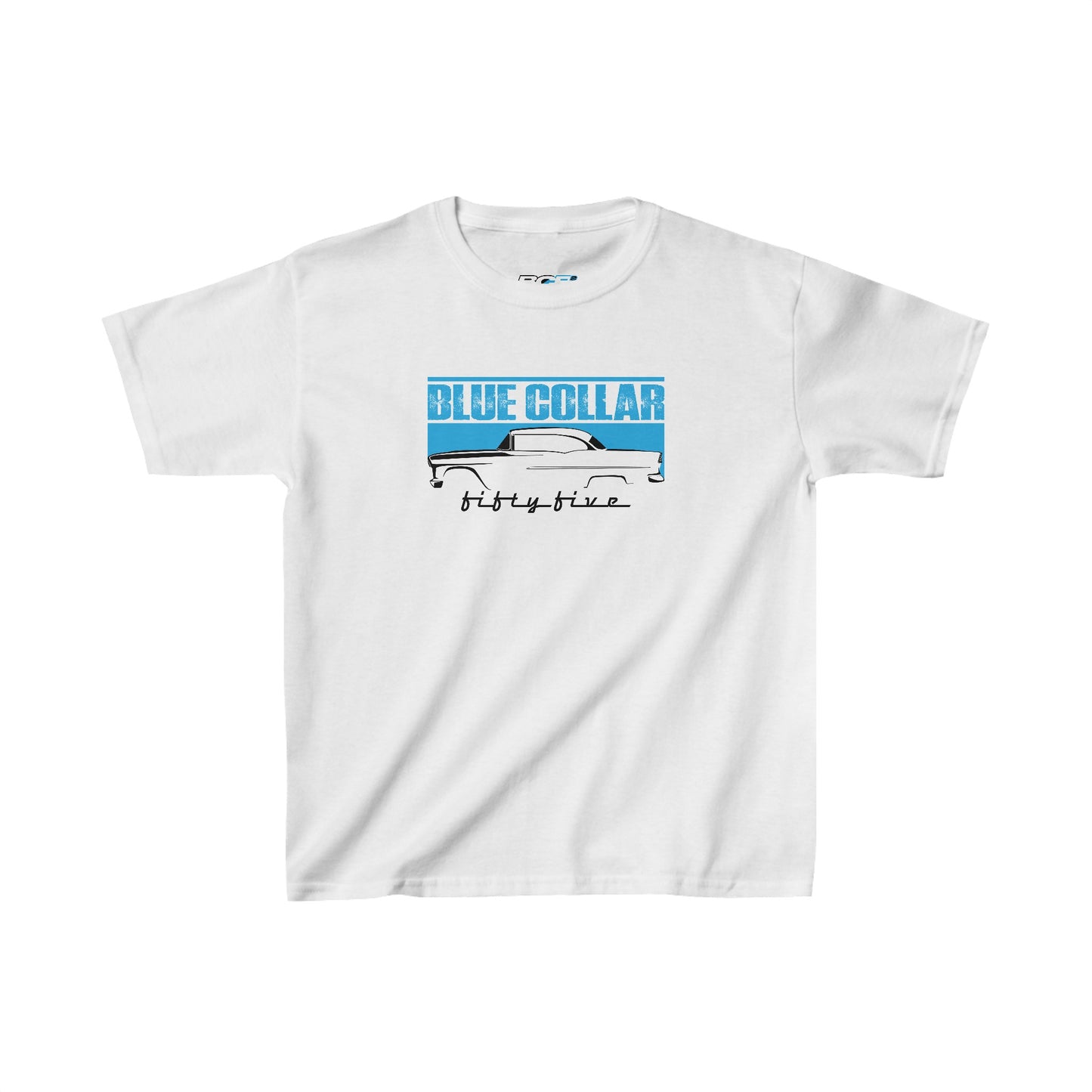 Blue Collar Fifty Five Kids Tee