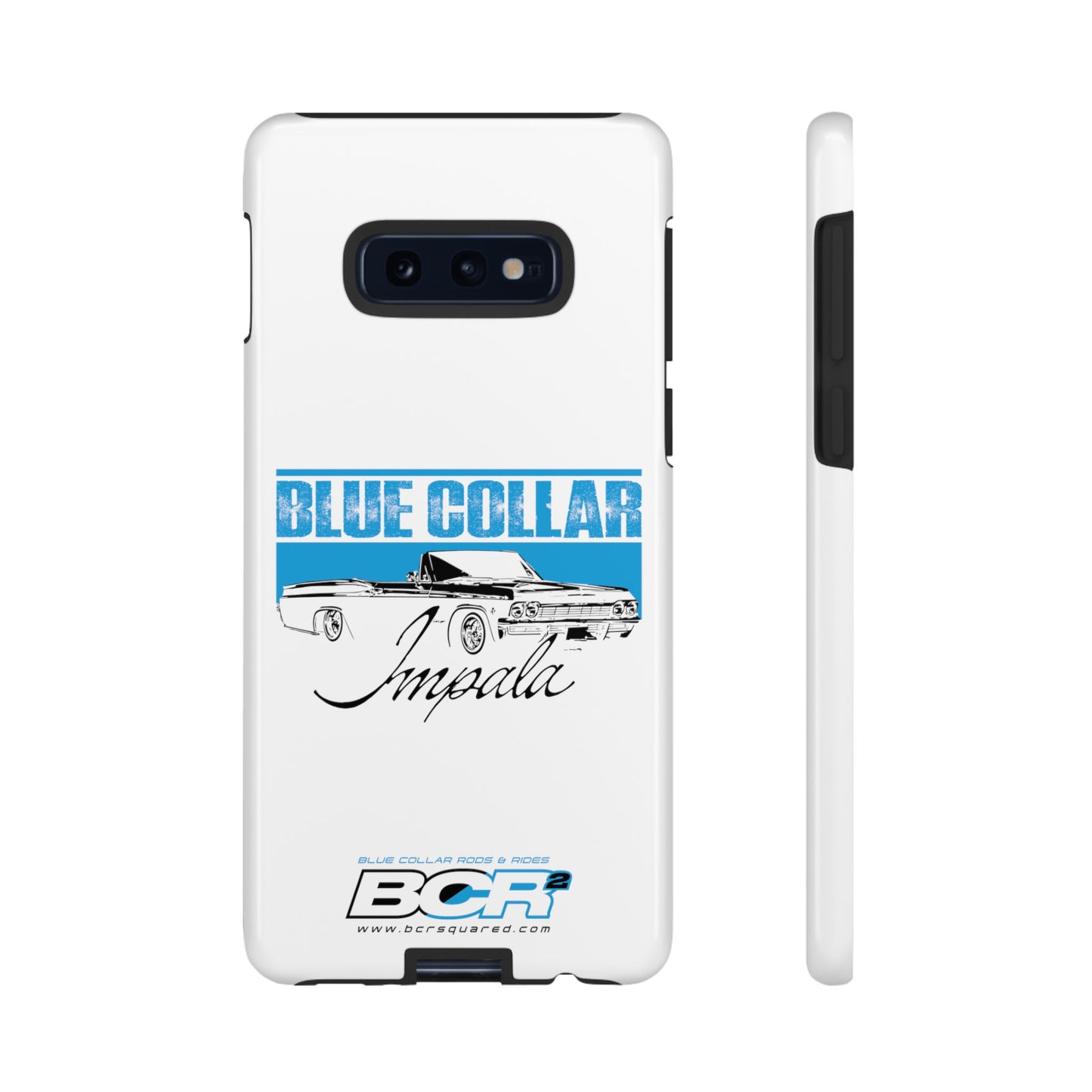 Blue Collar Impala White Phone Cases