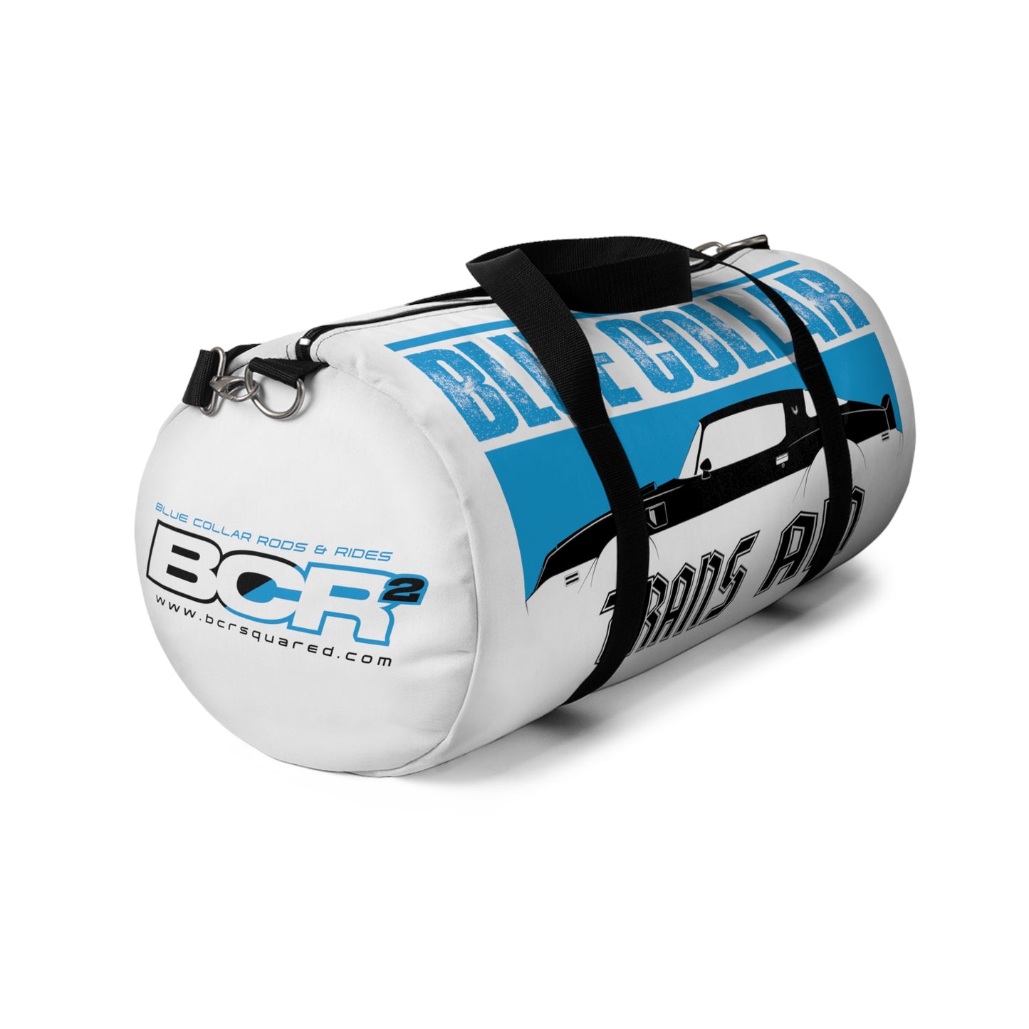 Blue Collar Trans Am White Duffel Bag