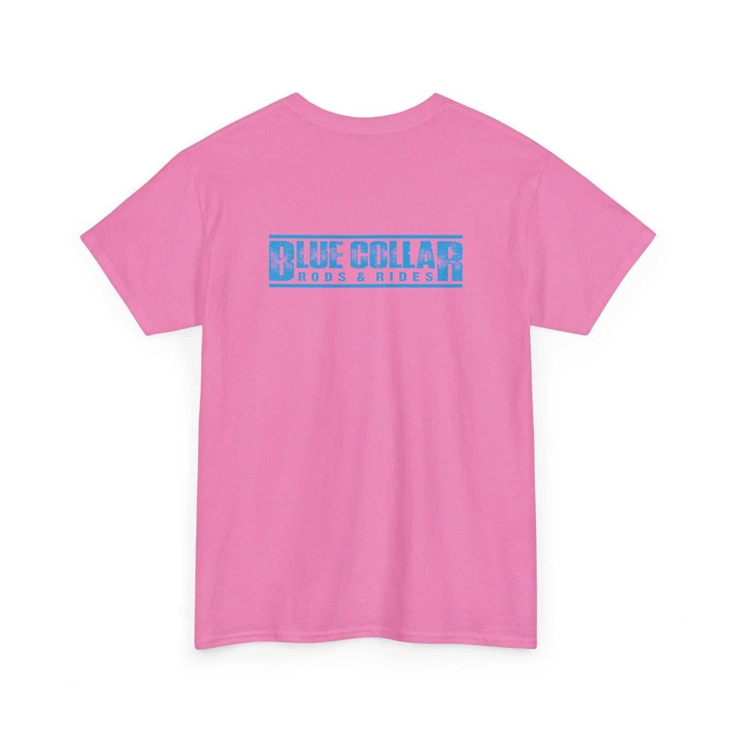 Blue Collar Block Logo Small Front Tee